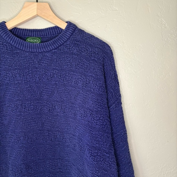 Vintage IZOD Textured Cotton Sweater Women’s XL (Made in USA) - Picture 3 of 13